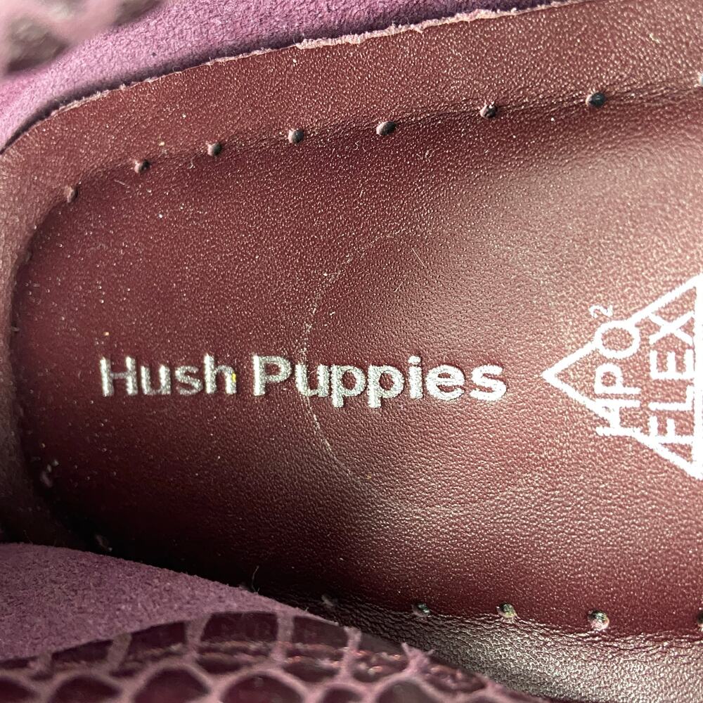 Hush Puppies Women's Casual Slip On Ballet Flat Purple Plum Size 8.5 - Picture 5 of 9